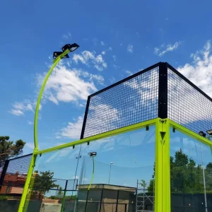 High Quality Indoor Outdoor Panoramic Padel Tennis Court JSMC Brand 20m*10m 12mm Artificial Turf Factory Direct Sports Equipment