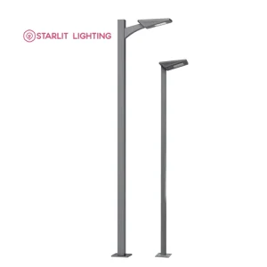 High Quality Integrated 30W 60W 90W IP65 DC AC Outdoor Street Lights High Lumens 220lm w Die cast Aluminum All in One Garden