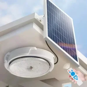 High Quality Modern Indoor Solar LED Ceiling Light IP67 Rated for Home Use & Garden Road Application with Remote Control