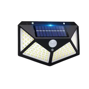 High Quality Outdoor Solar Powered Garden Lamp 100 Led Waterproof Motion Sensor Solar Wall Garden Lights