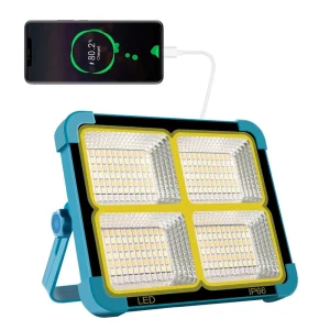 High Quality Solar Portable Light Mobile Charging Outdoor Camping Stall Household Durable USB Emergency Lighting Floodlight