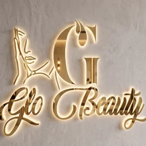 High Quality Torefront Sign Beauty Salon Sign Illuminated Wall Letters Studio Sign Custom Backlit LED Business Sign