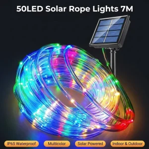 High Quality Waterproof 50 LED 7m Solar String Lights for Indoor/Outdoor Christmas Garden Patio Fence Party Decorations