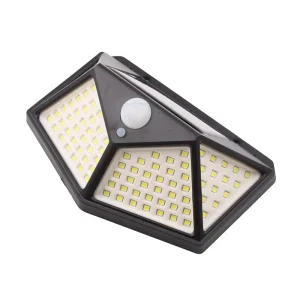 High Quality Waterproof Pathway Outdoor Wireless 100 LED Solar Motion Sensor Flashlight for Garden