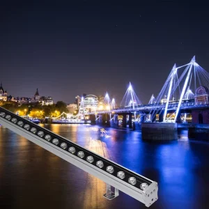 High Rise IP65 Outdoor LED Wall Washer DMX RGB Linear Light for Architectural Building Facade and Landscape Lighting