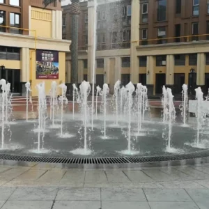 High Safety Stainless Steel Modern Dry Fountain with No Standing Water for Kindergarten School Public Recreation Area Use
