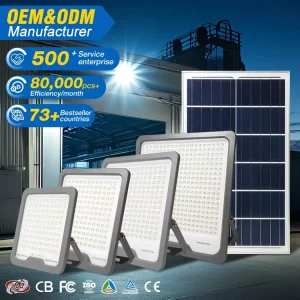 High Watt Outdoor Waterproof IP65 100w 200w 300w 400w 500w Garden Lamp Led Solar Flood Light
