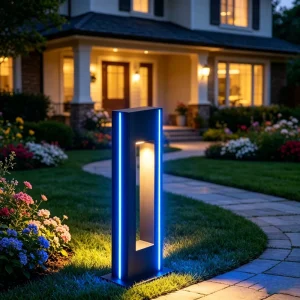 High quality Aluminum Garden Channel Lawn Lights Decorative Outdoor Column Lights Courtyard Landscape Path Lights