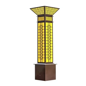 Highlight LED Landscape Lighting Outdoor Waterproof Stainless Steel 3 Meter Courtyard Lamp Square Pillar Light for Scenic Areas