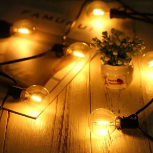 Hight Quantity E27 Outdoor Patio Handing Lamp Holder Led Festoon Belt Strip String Light for Outdoor Decorative