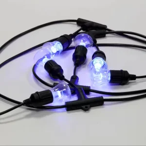 Holiday Decorative Commercial LED String Lights IP65 Rated PVC Garden Landscape Outdoor Wedding Birthday Party Christmas Lights