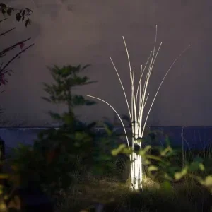 Holiday Reed Lights Waterproof Outdoor LED Decor Lamp Acrylic Rods for Garden Park Villa Yard Square