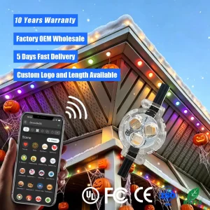 Home 200ft 300ft 400ft Pixel Point Lights 12V 24V 36V UCS2904 Rgbw Outdoor Permanent Christmas Lighting