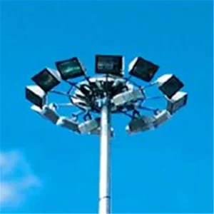 Hot DIP Galvanized Conical Octagonal High Mast LED Light Stadium Airport Flood Light High Mast Light