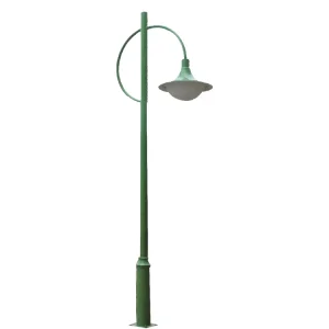 Hot Dip Galvanized Aluminum IP65 Post Fluorescent Low Voltage Solar Garden Lights