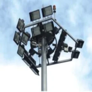 Hot Dip Galvanized High Mast Light Waterproof 5-Year Warranty