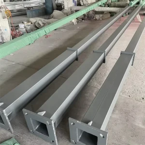 Hot Dip Galvanized Square 3M 6M 9M 12M Street Light Pole Custom Size Lamp Post