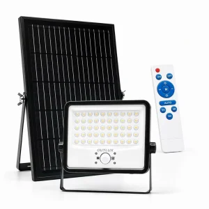 Hot Selling 200W IP65 Waterproof Solar Rechargeable Lamp Flood Light with Sensor for House