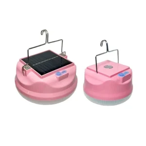 Hot Selling Outdoor Portable Solar Camping Lantern Rechargeable LED Emergency Light White Lithium Battery IP20 Rated 6500K Color