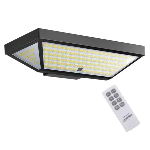 Hot Selling Super Brightness Outdoor Waterproof Motion Sensor Security Remote Control Solar Wall Lamp