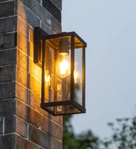 Household Door Head Glass Wall Lamp Exterior Outdoor LED Wall Mounted Light for Patio Front Door Entryway Garden Terrace