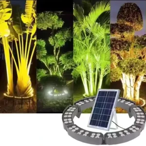 Hug Tree Light Ring Lamp for Palm Tree Aluminum 48W 60W 72W 84W 96W 108W 120W Solar LED Tree Hugging Light
