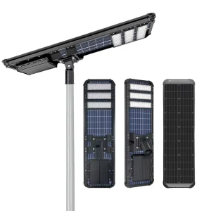 Hybrid Smart All-in-One Solar Street Light with LED IP65 Waterproof Double Color Outdoor Road Lamp