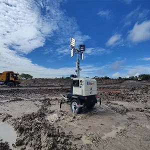 I9L LED Light Tower Battery-Rechargeable Cordless Construction Work Light