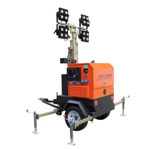 I9T Series LED Mobile Trailer Mounted Light Tower Powered by Kubota Diesel Engine