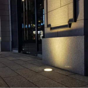 IK09 IP67 ROHS RGBW High Power Wattage Deep Anti-vertigo Outdoor Floor Recessed Lights Deck Underground Project Light
