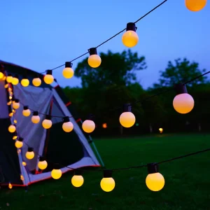IP44 Garden Outdoor Warm White Landscape Lights Yard Christmas Holiday Camping Decorative LED Bulbs String Lights