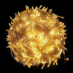 IP44 Outdoor Landscape Garden Lights Warm White Yard Patio Holiday Connectable Decorative LED String Lights