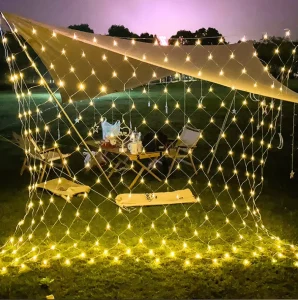IP44 Rated Outdoor LED Net Lights Christmas Wedding Holiday Garden Patio & Street Tree Decorative Mesh Light for Outdoor Use