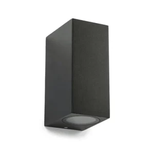 IP44 Waterproof Dubbel Down LED Wall Light Modern Matte Black White ABS Outdoor Wall Sconce for Villa Porch