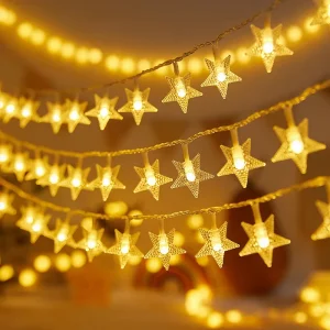 IP44 Waterproof Frosted Ball String Lamp Warm White Garden Light Outdoor Halloween Christmas Decorative Holiday