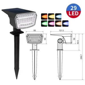 IP44 Waterproof Solar LED Lamp for Outdoor Lighting Garden & Park Plot