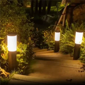 IP44 Waterproof Solar LED Lawn Lamp Warm White Driveway Pathway Light