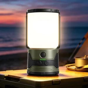 IP45 Waterproof Portable Detachable USB Rechargeable 7 Light Modes Lantern Flashlight Led Camping Light for Power Bank