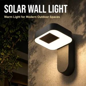 IP54 Waterproof 12W Rotatable Square LED Wall Light, AC85-265V Aluminum and PC, Outdoor Hotel Garden Corridor Sconce