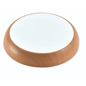 IP54 Waterproof Wood Grain LED Ceiling Lamp for Indoor and Outdoor Corridors, Staircases, Patios, and Hotels