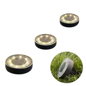 IP55 Waterproof Solar LED 5000K Daylight Underground Light Outdoor Garden Courtyard Terrace Wall Path Step Landscape Decorative