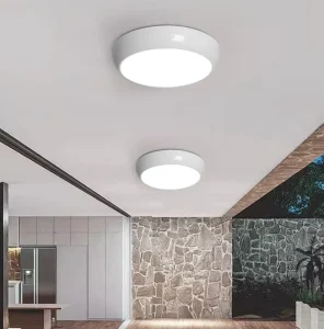IP65 18W LED Tri-Proof Oyster Ceiling Light with Remote Control for Outdoor Sports Areas