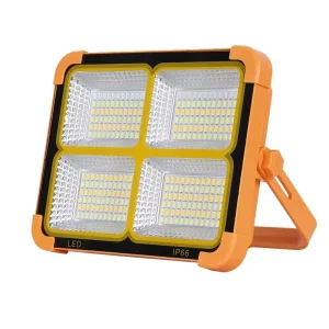 IP65 200W LED Solar Flood Light ABS Landscape Outdoor Wireless Portable Emergency Lamp Camping Light