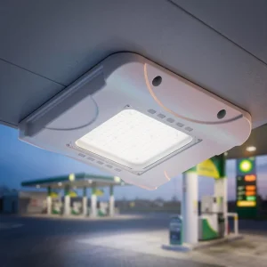 IP65 3000K-6000K 130 lm/W LED Parking Lot Canopy Light for Warehouse and Food Processing Plant