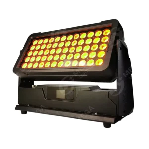 IP65 60x10W RGBW 4-in-1 LED Wall Washer DMX Waterproof Outdoor City Color Flood Wash Light