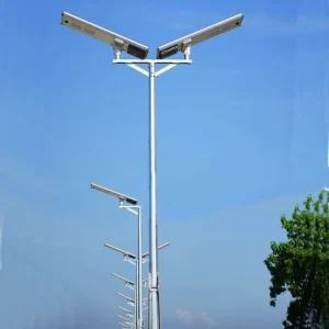 IP65 All in One Solar Street Light Outdoor Solar Pole Lights for Municipal Lighting Project