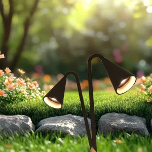 IP65 Aluminium Outdoor LED Garden Light Single Head Path Landscape Spotlight Waterproof Electric Power
