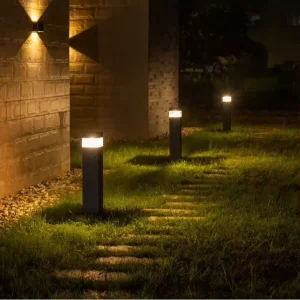 IP65 CE 12W Bollard New Modern Design Torus Lamp Outdoor Garden Lawn Lamp