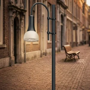IP65 CE RoHS LED Garden Post Street Light Electric Aluminum Alloy 5 Year Warranty