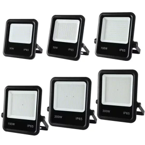 IP65 Die-cast AC LED Flood Light 30W-300W Outdoor Landscape Lighting Motion Sensor CE OEM Bridge Building Facade Lamp